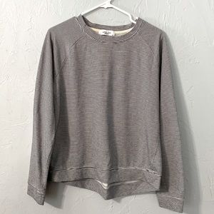 Carly Jean Adler Navy/White Striped Pullover